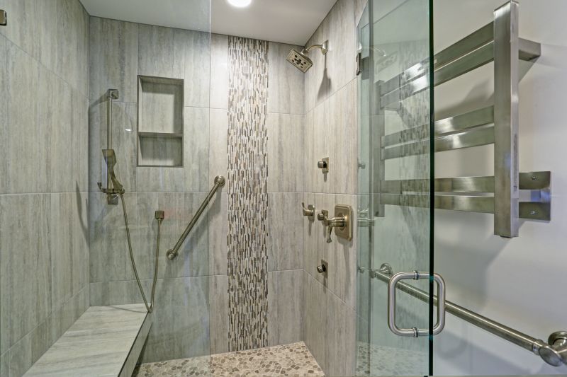 Contemporary Walk-In Shower